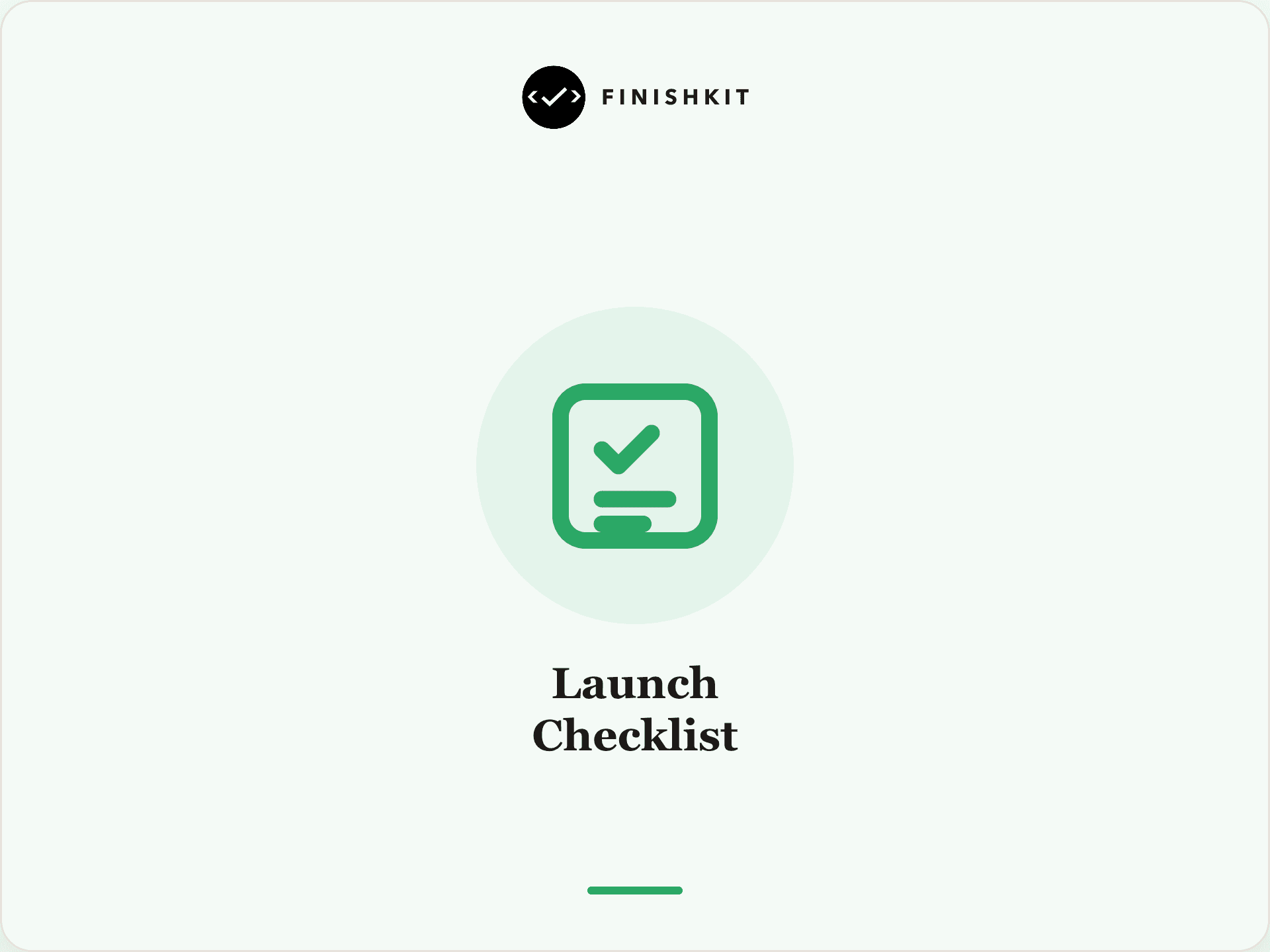 Production launch checklist for vibe-coded applications